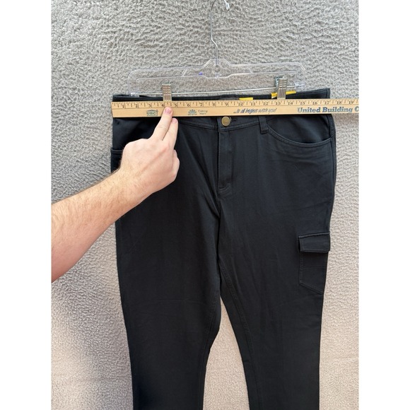 Cabelas Pants Womens 14 Black Cargo Stretch Outdoors Hiking Camping Workwear NEW - Picture 3 of 11